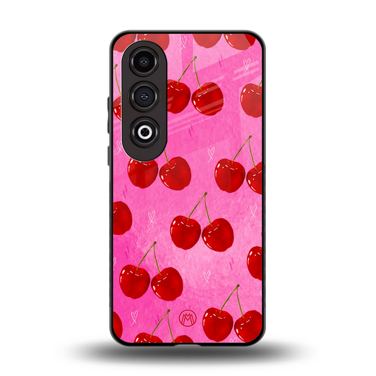 berry blush back phone cover | glass case for oneplus nord ce 4