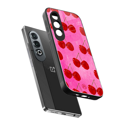 berry blush back phone cover | glass case for oneplus nord ce 4