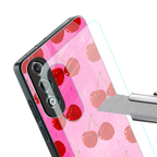 berry blush back phone cover | glass case for oneplus nord ce 4