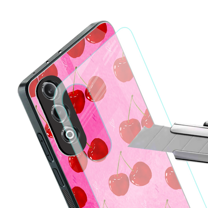 berry blush back phone cover | glass case for oneplus nord ce 4
