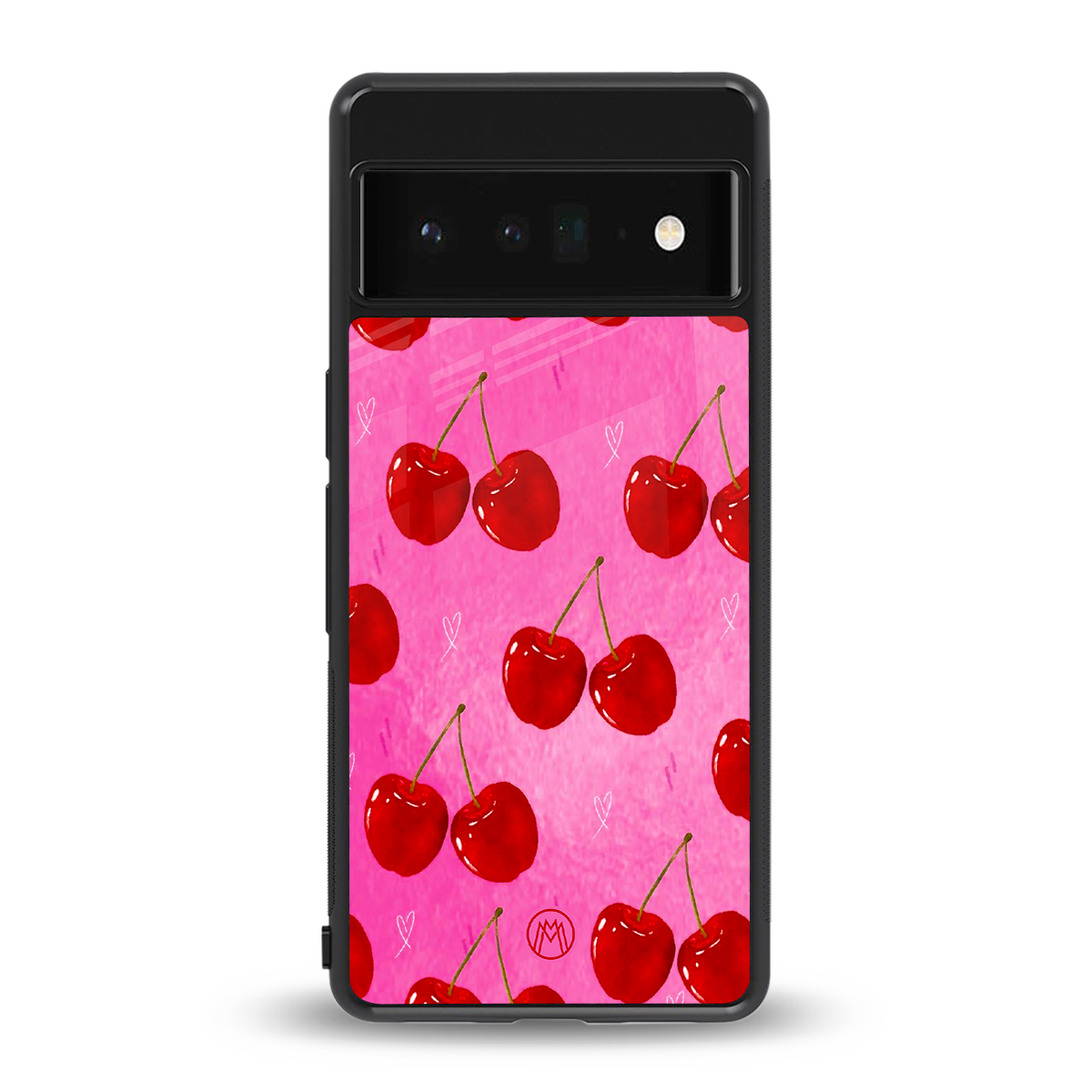 berry blush back phone cover | glass case for google pixel 6 pro