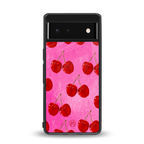 berry blush back phone cover | glass case for google pixel 6