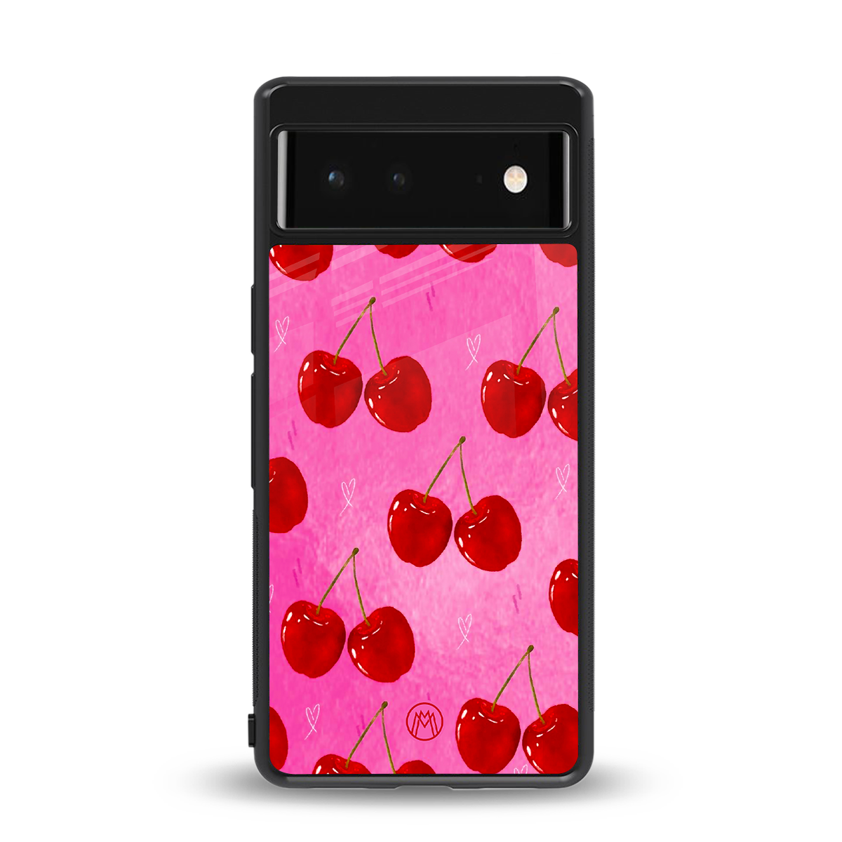 berry blush back phone cover | glass case for google pixel 6