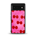 berry blush back phone cover | glass case for Google Pixel 6A