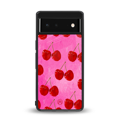 berry blush back phone cover | glass case for Google Pixel 6A