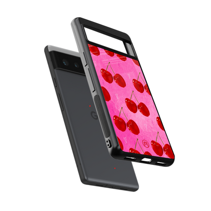 berry blush back phone cover | glass case for Google Pixel 6A