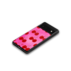 berry blush back phone cover | glass case for google pixel 6