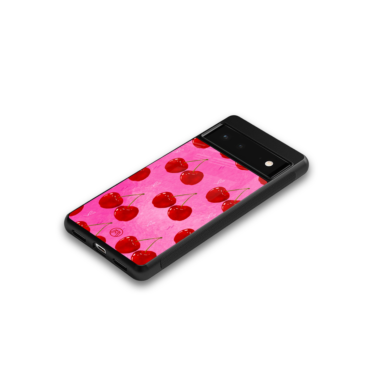 berry blush back phone cover | glass case for google pixel 6