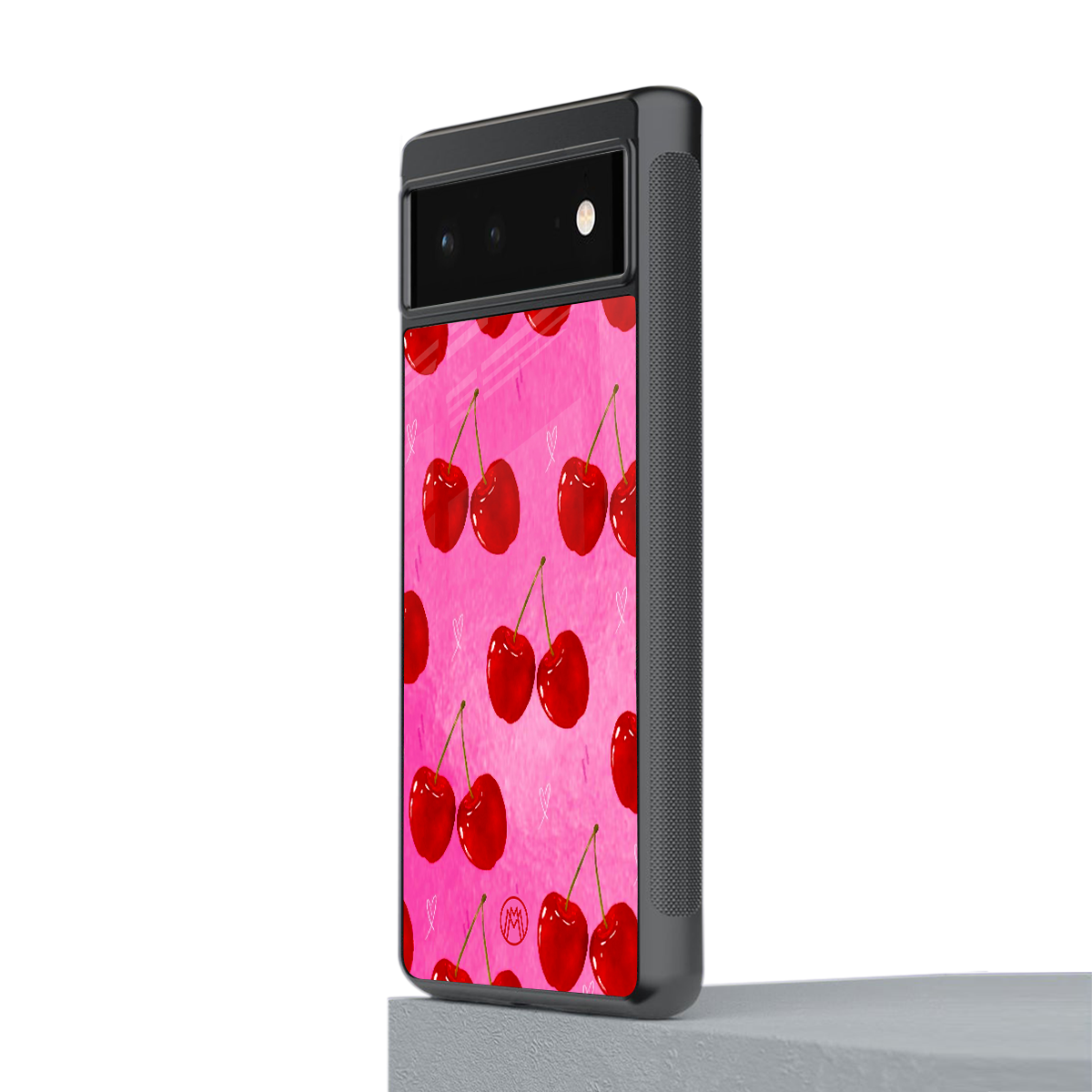 berry blush back phone cover | glass case for google pixel 6