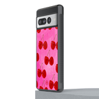 berry blush back phone cover | glass case for google pixel 7 pro