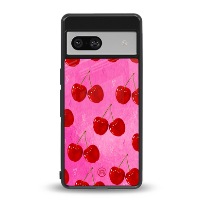 berry blush back phone cover | glass case for Google Pixel 7A