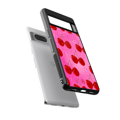berry blush back phone cover | glass case for Google Pixel 7