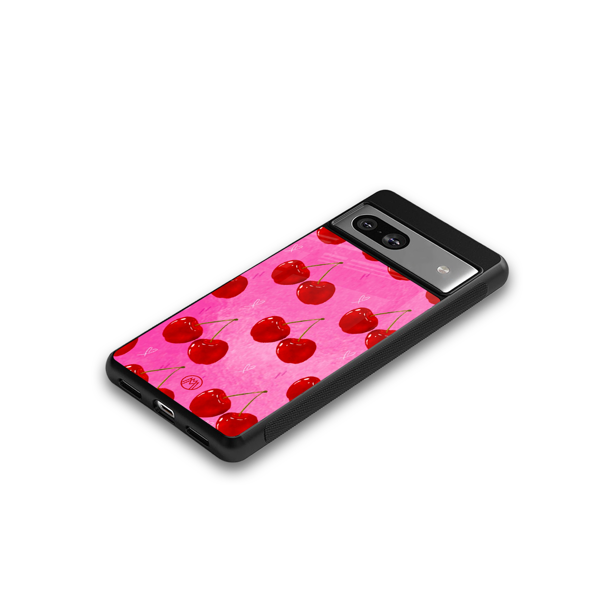 berry blush back phone cover | glass case for Google Pixel 7A