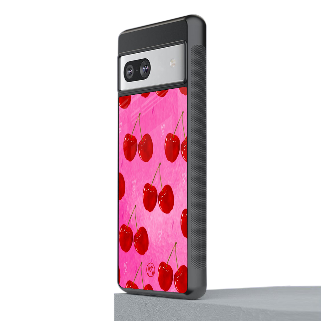 berry blush back phone cover | glass case for Google Pixel 7