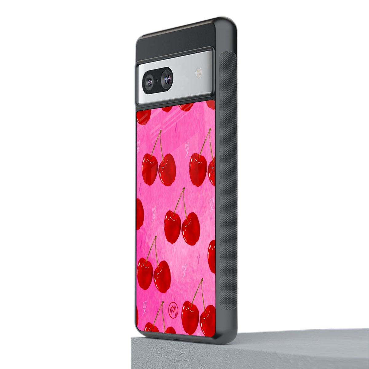 berry blush back phone cover | glass case for Google Pixel 7A