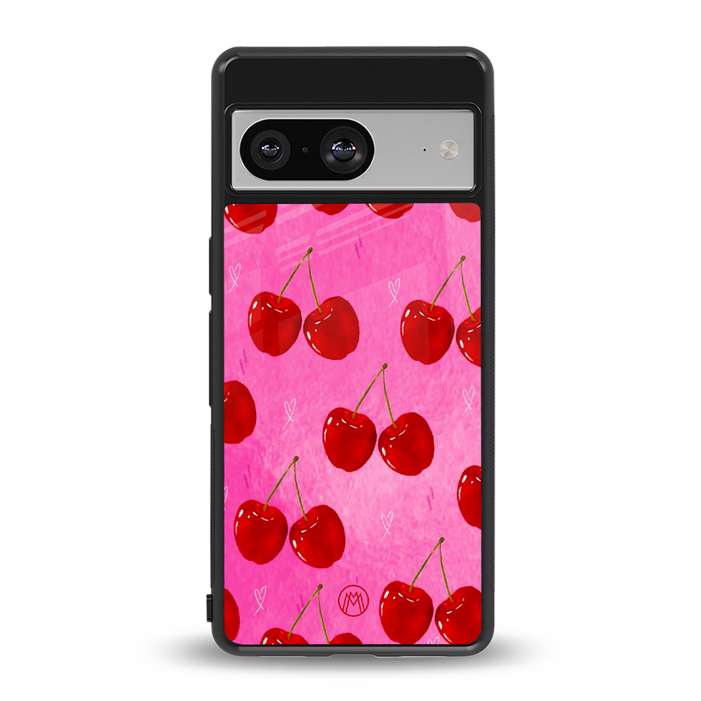 berry blush back phone cover | glass case for Google Pixel 8