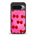 berry blush back phone cover | glass case for google pixel 9 pro