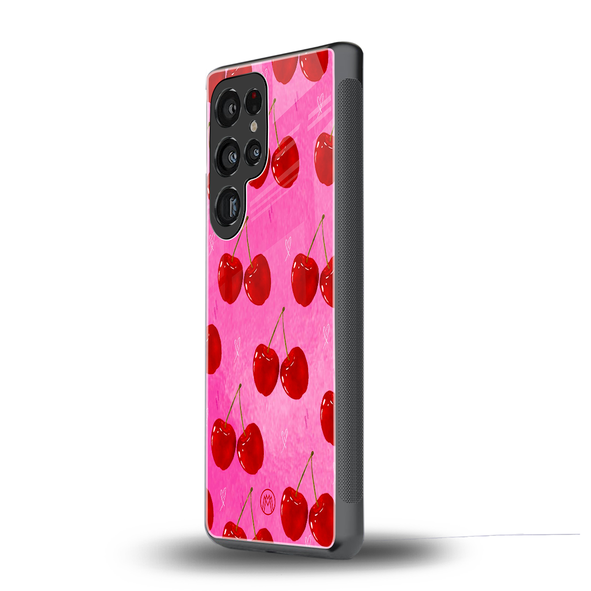 berry blush back phone cover | glass case for samsung galaxy s25 ultra