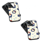 Trendy Glass Back Mobile Case for iPhone, Samsung, Redmi, OnePlus, Google Pixel, Motorola