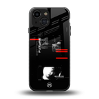 better future dark aesthetic back phone cover | glass case for iphone 13 mini