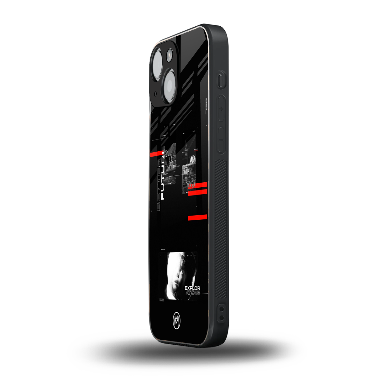 better future dark aesthetic back phone cover | glass case for iphone 13 mini