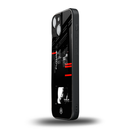 better future dark aesthetic back phone cover | glass case for iphone 13 mini