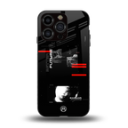 better future dark aesthetic back phone cover | glass case for iphone 13 pro