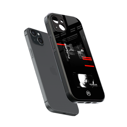 better future dark aesthetic back phone cover | glass case for iphone 14 plus