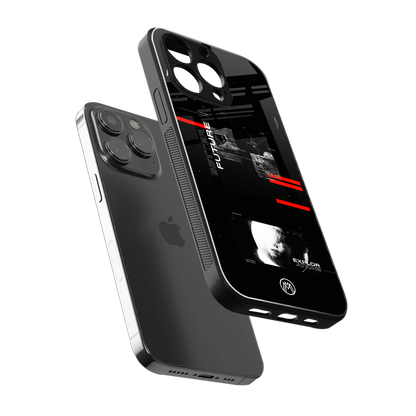 better future dark aesthetic back phone cover | glass case for iphone 14 pro max