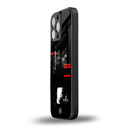 better future dark aesthetic back phone cover | glass case for iphone 14 pro max