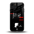 better future dark aesthetic back phone cover | glass case for iphone 15