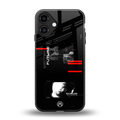 better future dark aesthetic back phone cover | glass case for iphone 16 plus