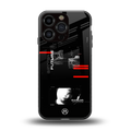 better future dark aesthetic back phone cover | glass case for iphone 16 pro