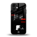 better future dark aesthetic back phone cover | glass case for iphone 16