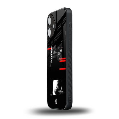 better future dark aesthetic back phone cover | glass case for iphone 16