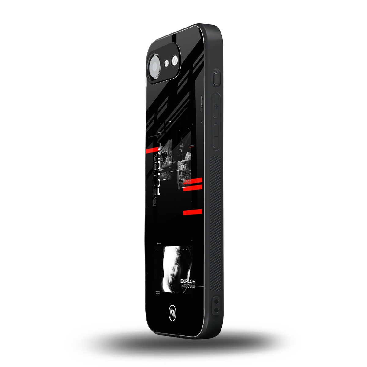 better future dark aesthetic back phone cover | glass case for iphone 16e