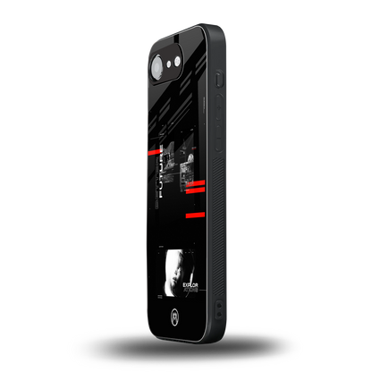 better future dark aesthetic back phone cover | glass case for iphone 16e