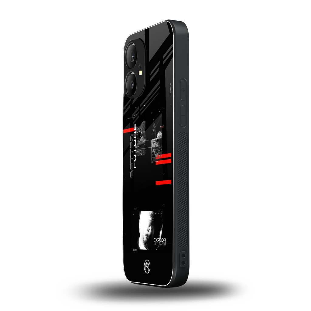 better future dark aesthetic back phone cover | glass case for nothing phone 1