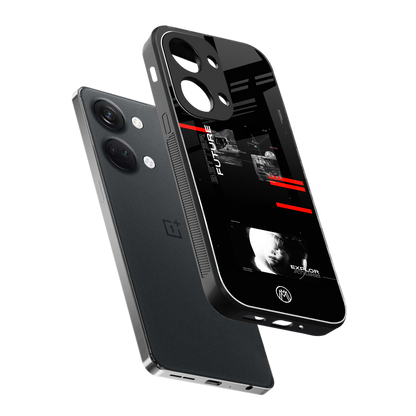 better future dark aesthetic back phone cover | glass case for oneplus nord 3