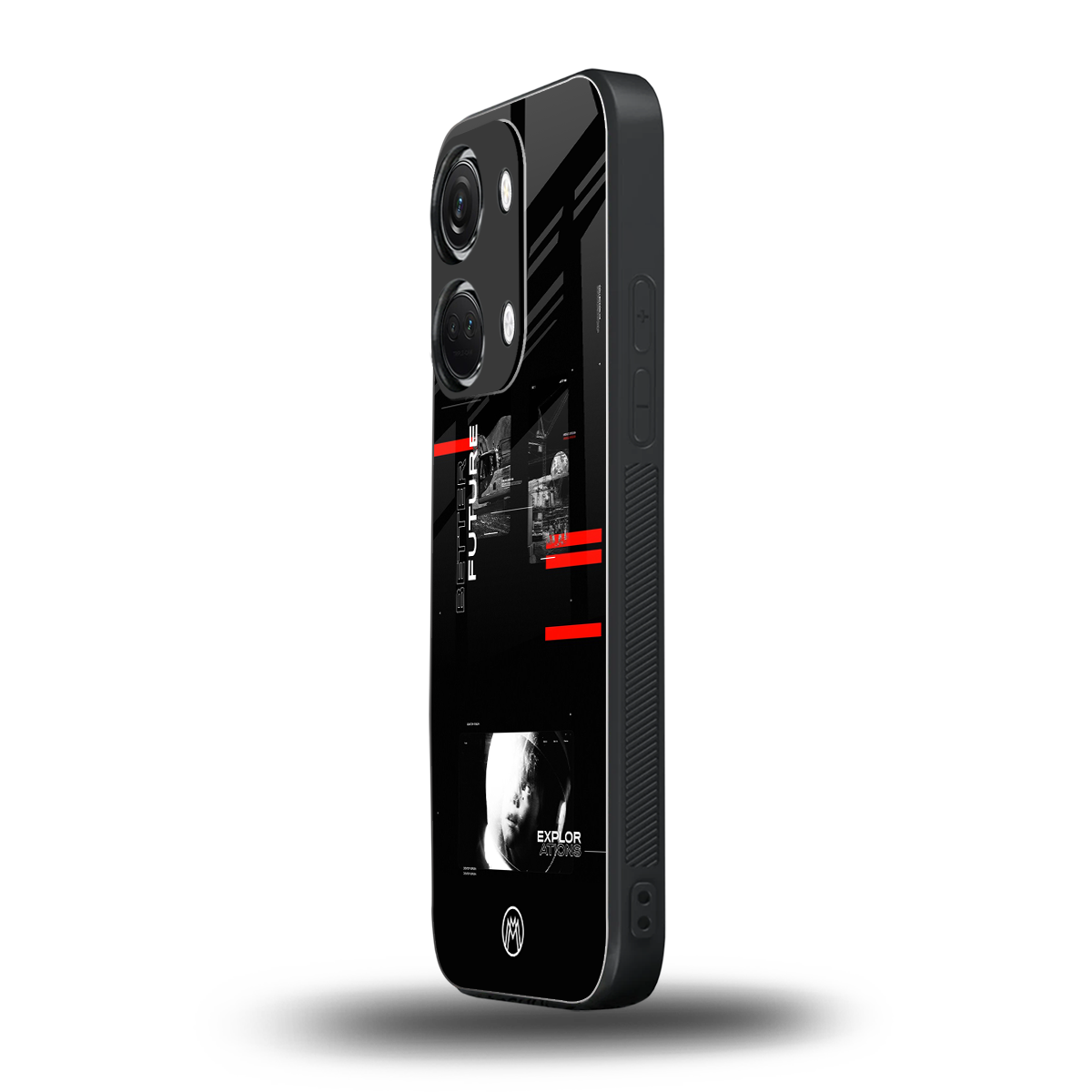 better future dark aesthetic back phone cover | glass case for oneplus nord 3