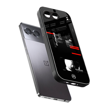 better future dark aesthetic back phone cover | glass case for oneplus nord 4