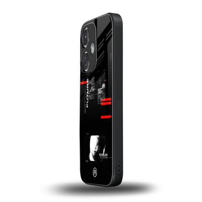 better future dark aesthetic back phone cover | glass case for oneplus nord ce 3