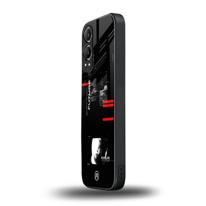 better future dark aesthetic back phone cover | glass case for oneplus nord ce 4 lite