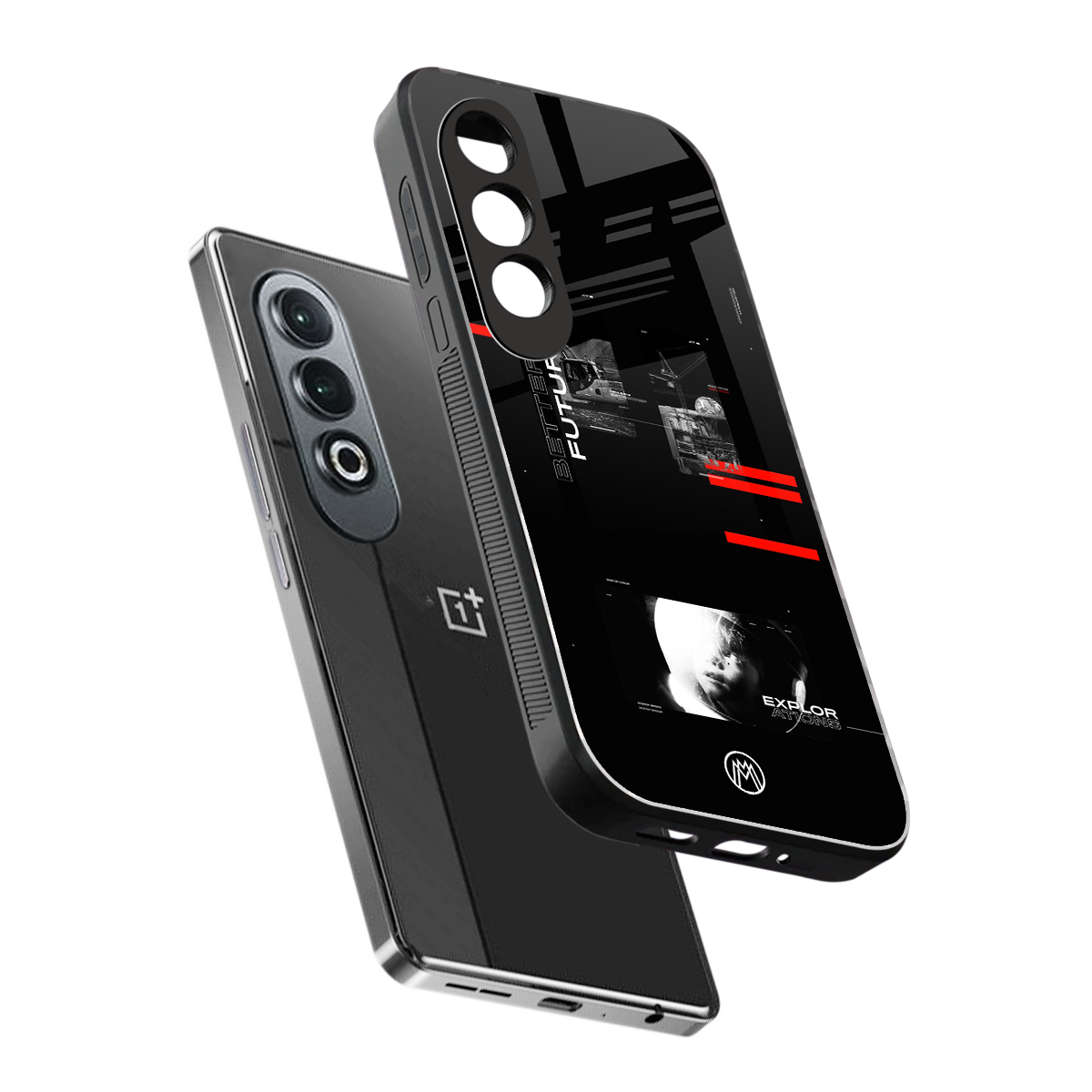 better future dark aesthetic back phone cover | glass case for oneplus nord ce 4