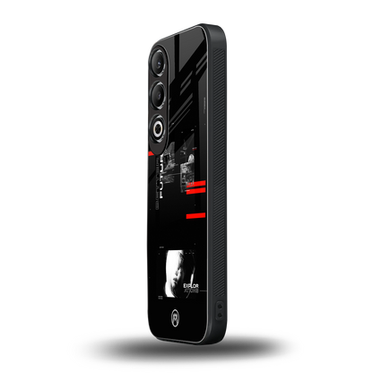 better future dark aesthetic back phone cover | glass case for oneplus nord ce 4