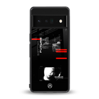 better future dark aesthetic back phone cover | glass case for google pixel 6 pro