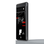better future dark aesthetic back phone cover | glass case for google pixel 6 pro