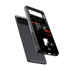 better future dark aesthetic back phone cover | glass case for google pixel 6