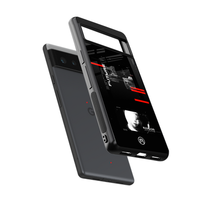 better future dark aesthetic back phone cover | glass case for Google Pixel 6A