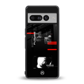 better future dark aesthetic back phone cover | glass case for google pixel 7 pro